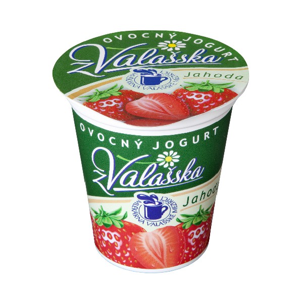 Ovocný jogurt z Valašska jahoda | Mlékárna Valašské Meziříčí