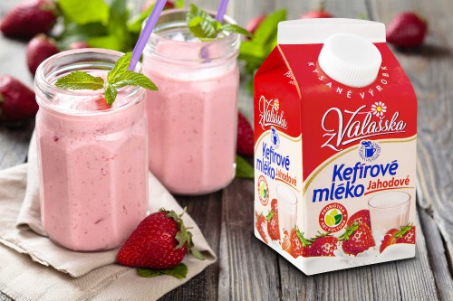 Pestrá paleta chutí kefírových mlék & Zdravá strava z Mlékárny Valašské Meziříčí