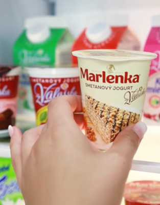 Obrázek k aktualitě Smetanové jogurty z Valašska MARLENKA v novém obalu