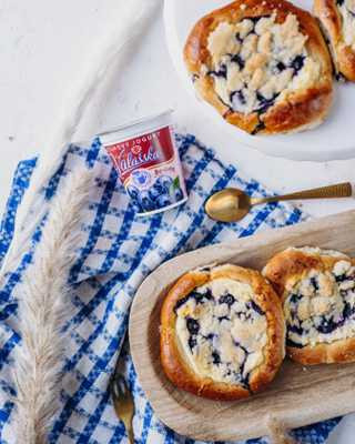 Obrázek k aktualitě Borůvkový koláč od Mlékárny Valašské 