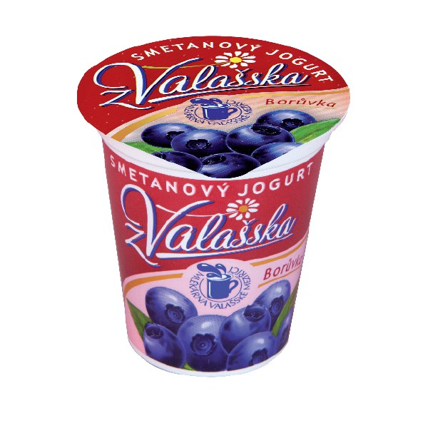 Smetanový jogurt z Valašska borůvka