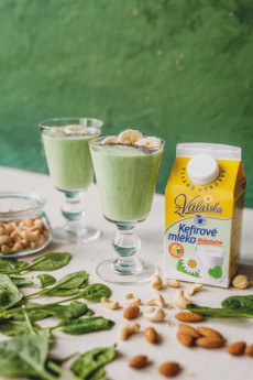 Zelené smoothie z kefírového mléka