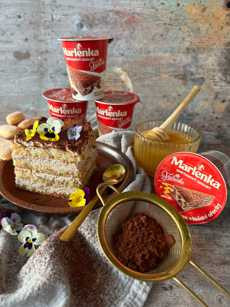 Tiramisu ze Smetanového kakaového jogurtu MARLENKA